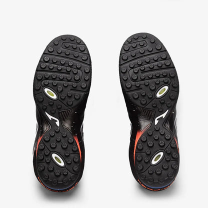 Chuteira de Society Joma Top Flex Masculina Preto Azul Laranja